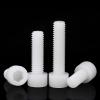Security Screws, 10-Piece Set, M5/M6/M8, 860 mm Nylon Hex Socket Screws, White Hex Screws (Color: 10 pcs, Size: M6 x 25 mm) (Color: 10 pcs, Size: M8 x view 1