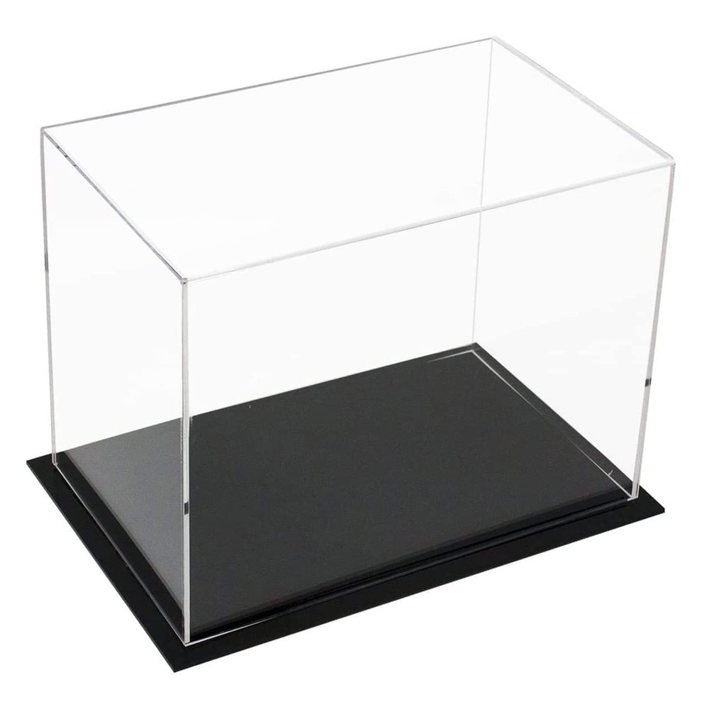 Purzen Acrylic Display Case with Black Base, 150 x 100 x 100 mm