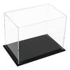 Purzen Acrylic Display Case with Black Base, 150 x 100 x 100 mm view 1