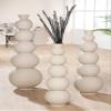 Casablanca Modern XL Iron Floor Vase, Beige-Gray, 76 cm view 2