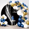 Ttincceer Happy Birthday Backdrop, 230 cm, Black and Silver, Sparkling Sequin Design view 4