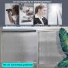 kufu01 Reflective Window Film, 99% UV Protection, 9 mm Silver Blackout Privacy Film, 110 x 130 cm view 2