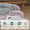 Latepis Pink Faux Fur Rug, 120 x 180 cm view 2