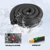 High-Density Foam Pipe Insulation Sleeve, 16 mm ID × 15 mm Wall × 1.9 m, Black view 3