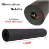High-Density Foam Pipe Insulation Sleeve, 16 mm ID × 15 mm Wall × 1.9 m, Black view 4