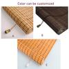 Sh000ad Blackout Bamboo Roller Blind, Wooden Interior Window Blind, 98% UV Block, Sun and Privacy Shade, Side-Pull, Customizable, W x H (100 x 270 cm) view 2