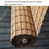 Sh000ad Blackout Bamboo Roller Blind, Wooden Interior Window Blind, 98% UV Block, Sun and Privacy Shade, Side-Pull, Customizable, W x H (100 x 270 cm) view 4