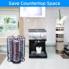 TEGOVE Coffee Capsule Holder for Tassimo Capsules, 52-Capsule Capacity, 360° Rotating, Black view 2