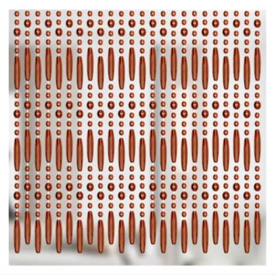 Crystal Bead Curtain, Brown, 27 Strands, 100 cm