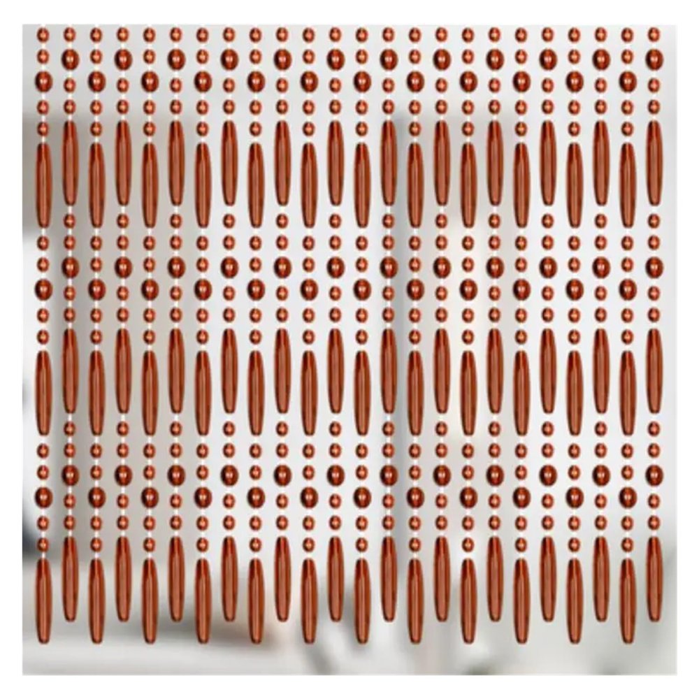 Crystal Bead Curtain, Brown, 27 Strands, 100 cm
