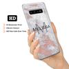 TULLUN Personalized Phone Case for Samsung Galaxy S23 Ultra–Galaxy S24, Clear Soft Gel, Rose Gold Marble view 2