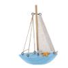 Operitacx 3-Piece Mediterranean Wooden Sailboat Model Set view 2