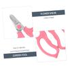 BESPORTBLE 3-Piece Stainless Steel and ABS Flower Scissors, Ergonomic Garden Pruners with Non-Slip Handles, Random Color view 2