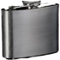 Portable Stainless Steel Mini Hip Flask, 9 oz, Silver