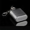 Portable Stainless Steel Mini Hip Flask, 9 oz, Silver view 3