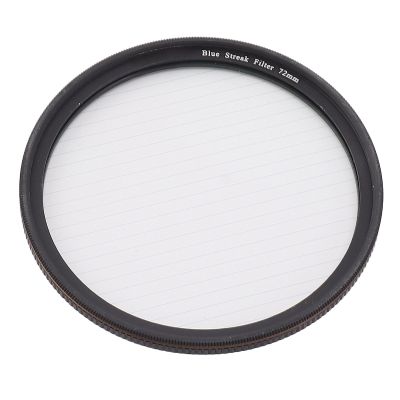 Blue Streak Filter for Mirrorless Camera Lenses, 72 mm