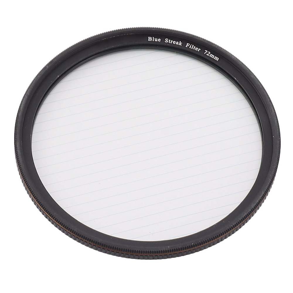 Blue Streak Filter for Mirrorless Camera Lenses, 72 mm