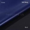 Neotrims Nappa Faux Leather Fabric, Smooth Vinyl, Ink Navy, 5 m view 3