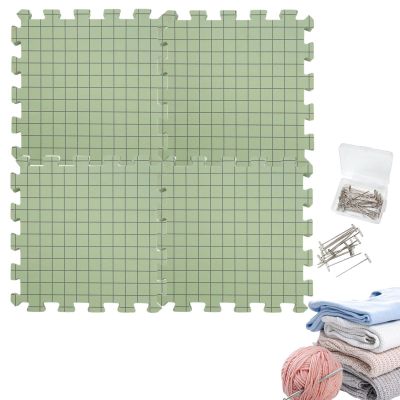 Yianyal Knitting Blocking Mats with Grid and T-Pins