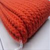 8 mm Cotton Cord, 100% Cotton, Sold by the Meter from 1 m, 36 Colors, Rust Brown view 1
