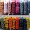 8 mm Cotton Cord, 100% Cotton, Sold by the Meter from 1 m, 36 Colors, Rust Brown view 2