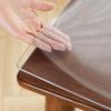 SSFMSF Transparent PVC Tablecloth, Waterproof, Heat-Resistant, Easy-Clean, 2 mm, 65 x 130 cm view 1