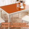 SSFMSF Thick PVC Tablecloth Protective Film, Coffee, 2 mm, 65 x 80 cm Rectangle view 4