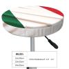 HerfsT Round Bar Stool Cover with Italian Flag, 12 in view 3