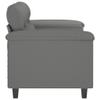 Gecheer 2-Seater Sofa Bed, Dark Gray, 120 cm, Microfiber view 4