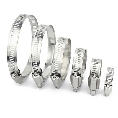 URTYP 1/5 pcs. 8120 mm Single-Ear Stepless Hose Clamps, 304 Stainless Steel