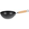 Garneck Cast Iron Wok Pan, Small Hand-Hammered Japanese/Chinese Wok, 20 cm view 3