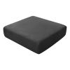 Stretch Velvet Sofa Seat Cushion Cover, Black, 1-Seater view 1