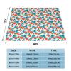 JIUJIUJIU Soft Strawberry Flannel Throw Blanket view 3