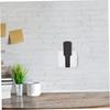 WOONEKY 2-Piece Wall Mount Holder for Remote Controls and Phones, White, ABS view 4