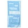 TICBIK Personalized Microfiber Beach Towel for Kids with Name view 1