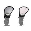 2-Piece Camera Flash Diffuser Softbox Reflector Plate for Speedlights view 1