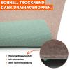 Midori Artificial Grass Rug | Beige Balcony Rug, 133 x 400 cm | Weather-Resistant Outdoor Rug with Drainage Nubs view 4