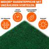 Midori Artificial Grass Carpet 67 x 900 cm, Green view 2