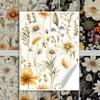 GRAZDesign Tile Stickers for Bathroom & Kitchen, Vintage Floral Pattern, Self-Adhesive, 15 x 20 cm / 40 pcs view 1