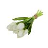 Ro Nature Real Touch Artificial Tulip Bundle, 32 x 24 cm, 7 White Tulips view 2