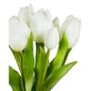 Ro Nature Real Touch Artificial Tulip Bundle, 32 x 24 cm, 7 White Tulips view 4