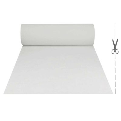 White Aisle Runner for Wedding Ceremonies and Parties, 140 GSM
