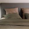 Linnea Palace Fitted Sheet, 180 x 200 cm, Pure Cotton, Moss Green view 4