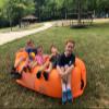WYFDMNN Inflatable Lounger, Leak-Resistant Inflatable Couch, Portable Outdoor Air Sofa with Carry Bag for Travel, Camping, Hiking, Pool and Beach Parties, C view 4