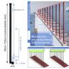 Gaommini L-Shaped Stair Handrail, 140 cm view 2