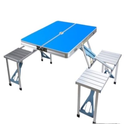 Folding Camping Table, Aluminum Portable Picnic Grill Table (Color: C, Size: 1)