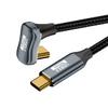 Cablecc 10 Gbps 100 W USB-C 3.1 Type-C Male-to-Male Extension Data Cable, Angled Reverse U-Shaped, 50 cm view 1