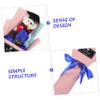 ABOOFAN Mini Fabric Bear Graduation Flower Bouquet view 4