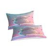VesFy 3D Printed Cute Cat Bedding Set, Microfiber Animal Design Duvet Cover and Pillowcase, 3-Piece Set with Zipper, for Teens and Children, Single 140 x 200 cm view 2