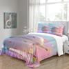 VesFy 3D Printed Cute Cat Bedding Set, Microfiber Animal Design Duvet Cover and Pillowcase, 3-Piece Set with Zipper, for Teens and Children, Single 140 x 200 cm view 4